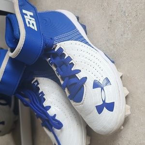 Boys Under Armour Bryce Harper sz 1 baseball cleats